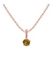 November Birthstone Silver Necklace SPE-5709